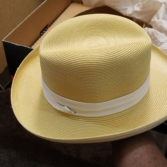 DOBBS "ELDORADO" STRAW HAT - Picture 3 of 5